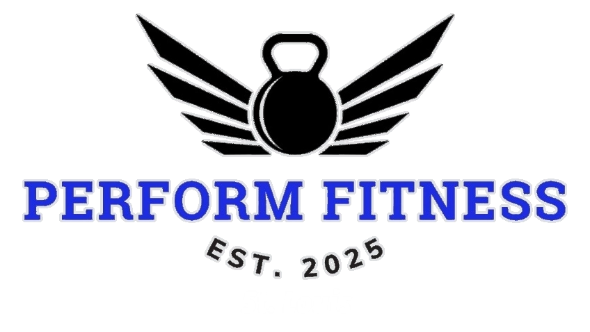Perform Fitness St Louis Logo Image (image of a kettle bell with wings)